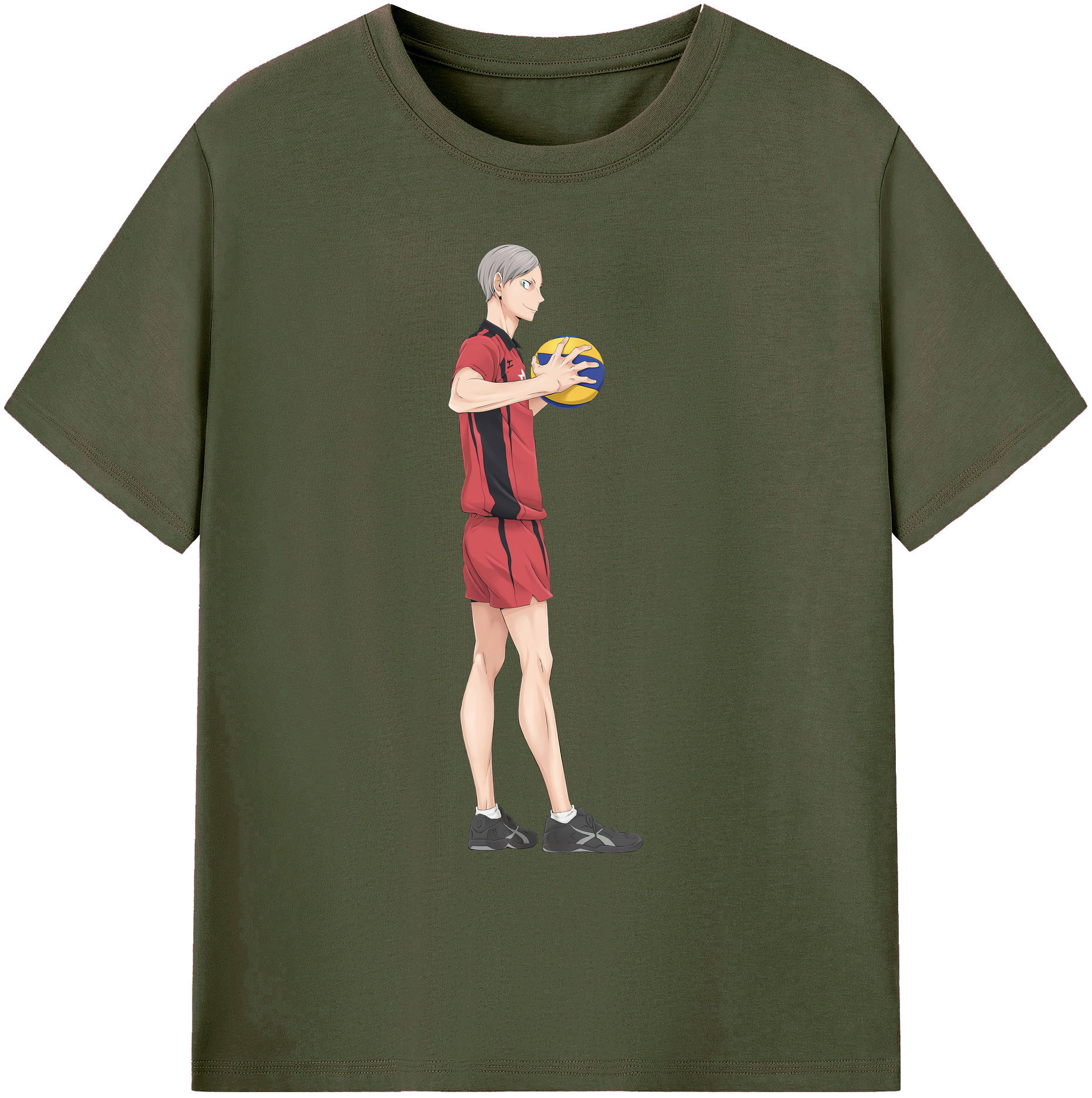 （画像用） ハイキュー!! Haikyu!! 綿100％ メンズ半袖Tシャツ｜肌触りやわらか＆通気性